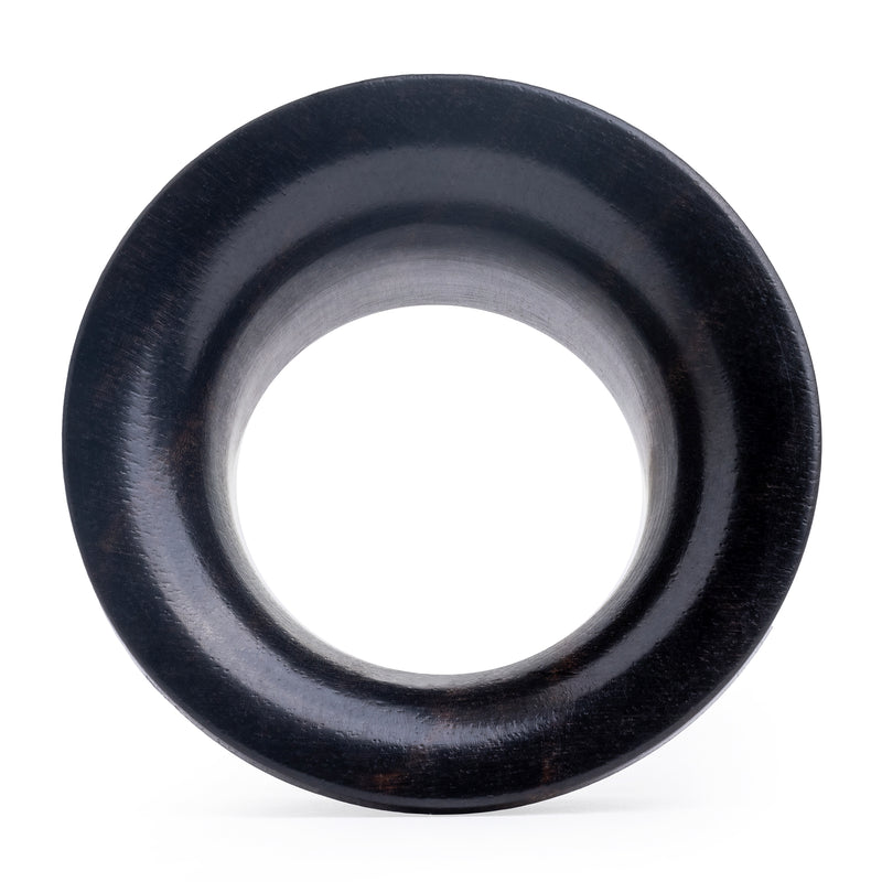 Ebony Single Flare Wood Tunnel