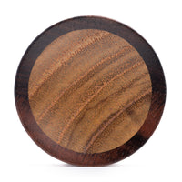Plug / Gauge d'oreille en bois d'ébène et de teck
