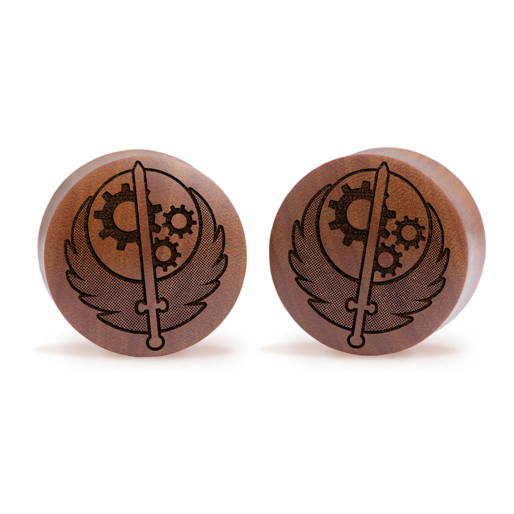 Shrek Plug / Gauge - Saba Holz | Konvexer Doppel-Flare