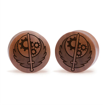 Shrek Plug / Gauge - Saba Holz | Konvexer Doppel-Flare