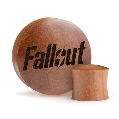 Shrek Plug / Gauge - Saba Holz | Konvexer Doppel-Flare