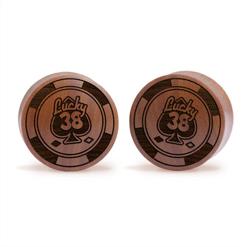 Shrek Plug / Gauge - Saba Holz | Konvexer Doppel-Flare