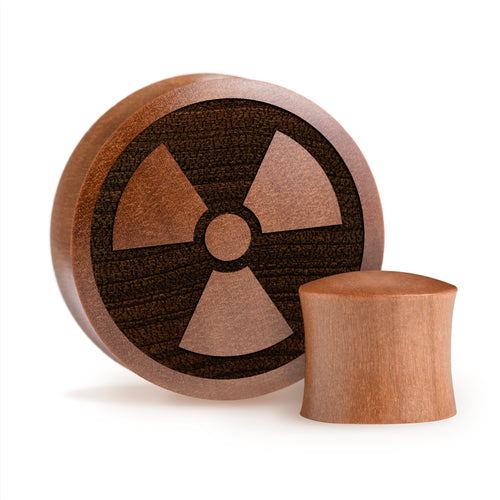 Shrek Plug / Gauge - Saba Holz | Konvexer Doppel-Flare