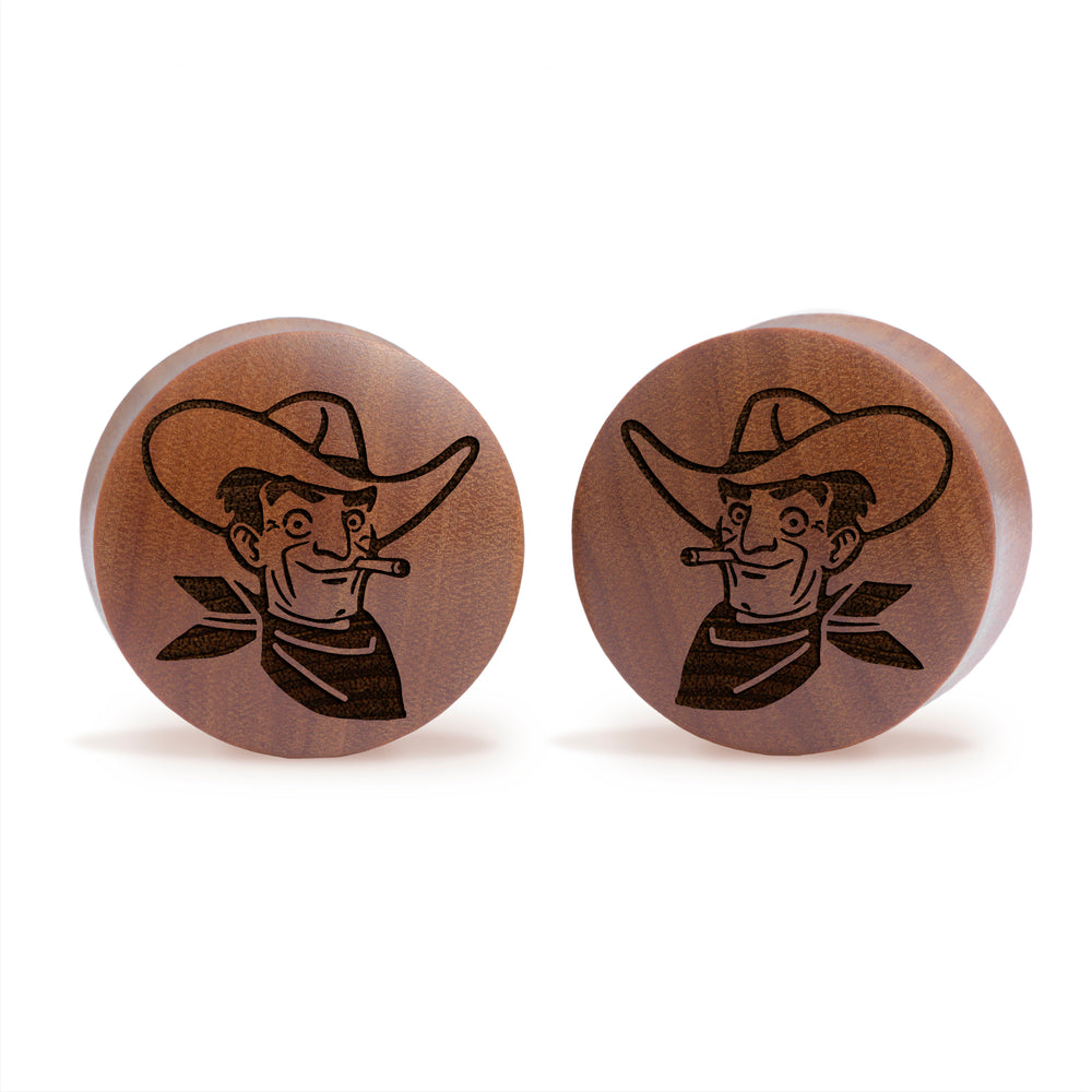 Shrek Plug / Gauge - Saba Holz | Konvexer Doppel-Flare