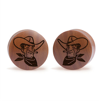 Shrek Plug / Gauge - Saba Holz | Konvexer Doppel-Flare