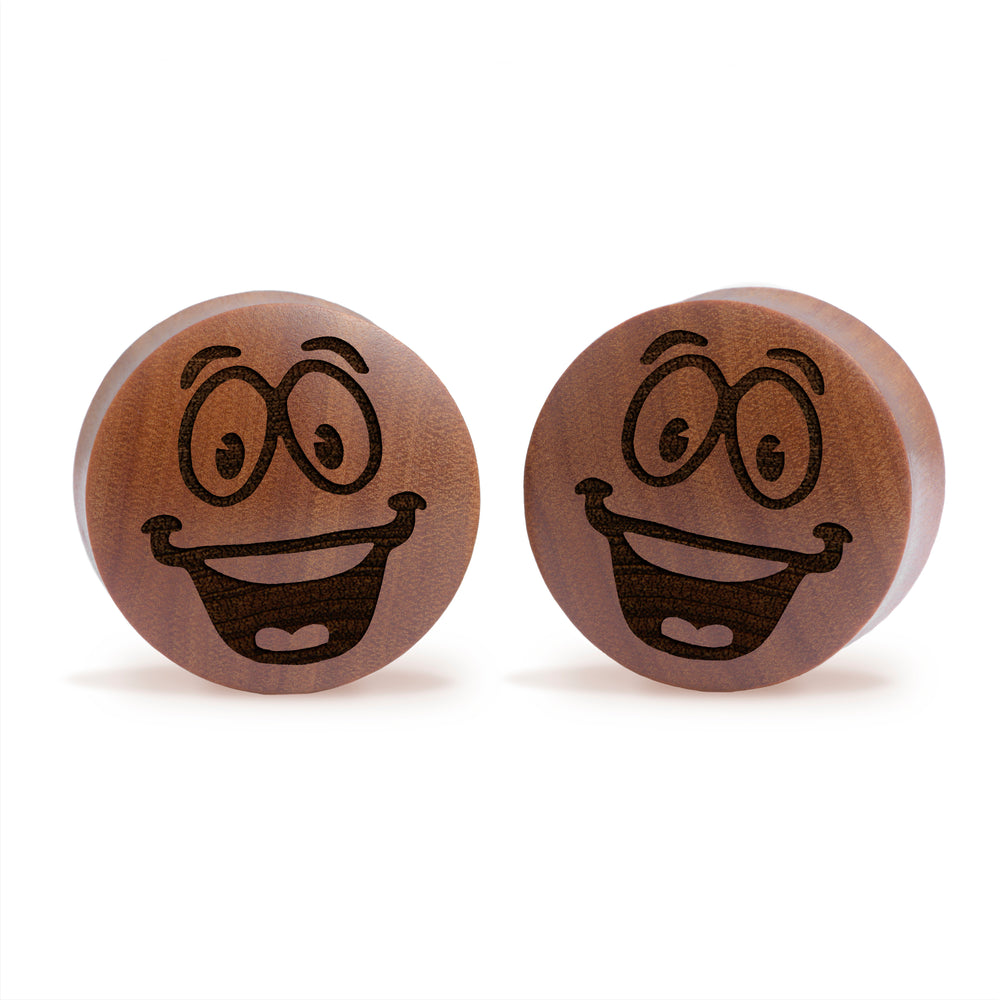 Shrek Plug / Gauge - Saba Holz | Konvexer Doppel-Flare