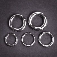 Septum clicker, argent, anneau de taureau, titane G23