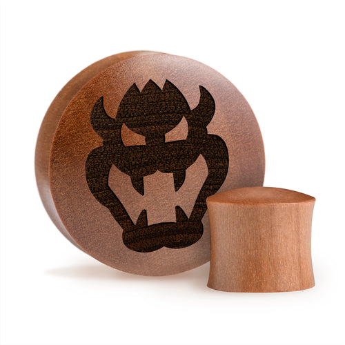 Bowser Plug / Gauge - Saba Wood | Convex Double Flare
