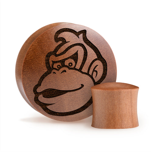 Shrek Plug / Gauge - Saba Holz | Konvexer Doppel-Flare