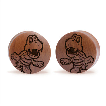 Shrek Plug / Gauge - Saba Holz | Konvexer Doppel-Flare