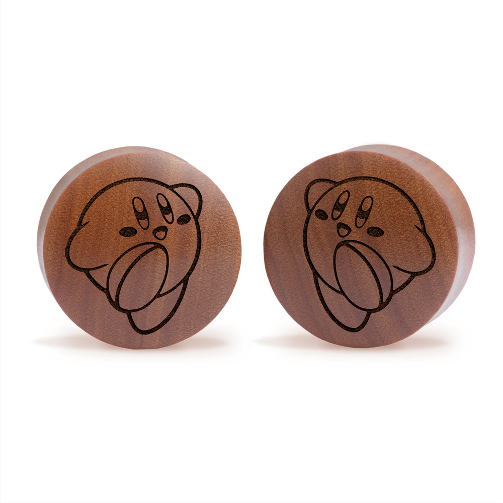 Kirby Plug / Messgerät - Saba-Holz | Konvexer Doppel-Flare