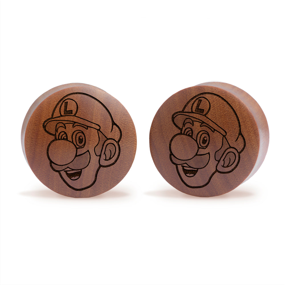 Shrek Plug / Gauge - Saba Holz | Konvexer Doppel-Flare