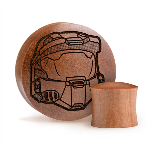 Master Chief Plug / Gauge - Saba Wood | Convex Double Flare