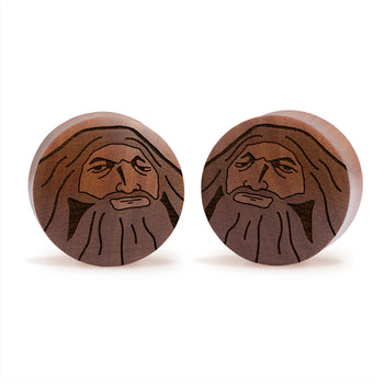 PS1 Hagrid Plug / Gauge - Saba Wood | Convex Double Flare