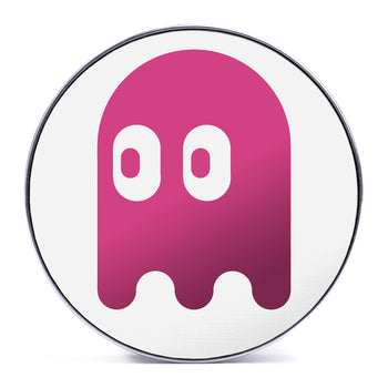 Pinky Ghost - Pink & White Inlay Steel Screw Back / Plug / Gauge