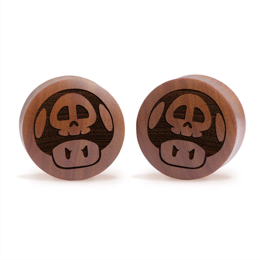 Shrek Plug / Gauge - Saba Holz | Konvexer Doppel-Flare