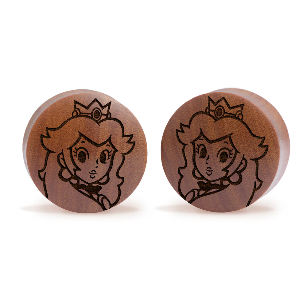 Shrek Plug / Gauge - Saba Holz | Konvexer Doppel-Flare