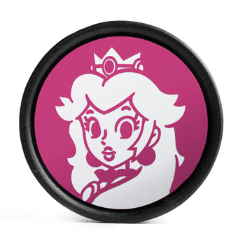 Shrek Plug / Dehnungsstab - Grün & Weiß Einlage Ebenholz | Konvexer Doppel-Flare