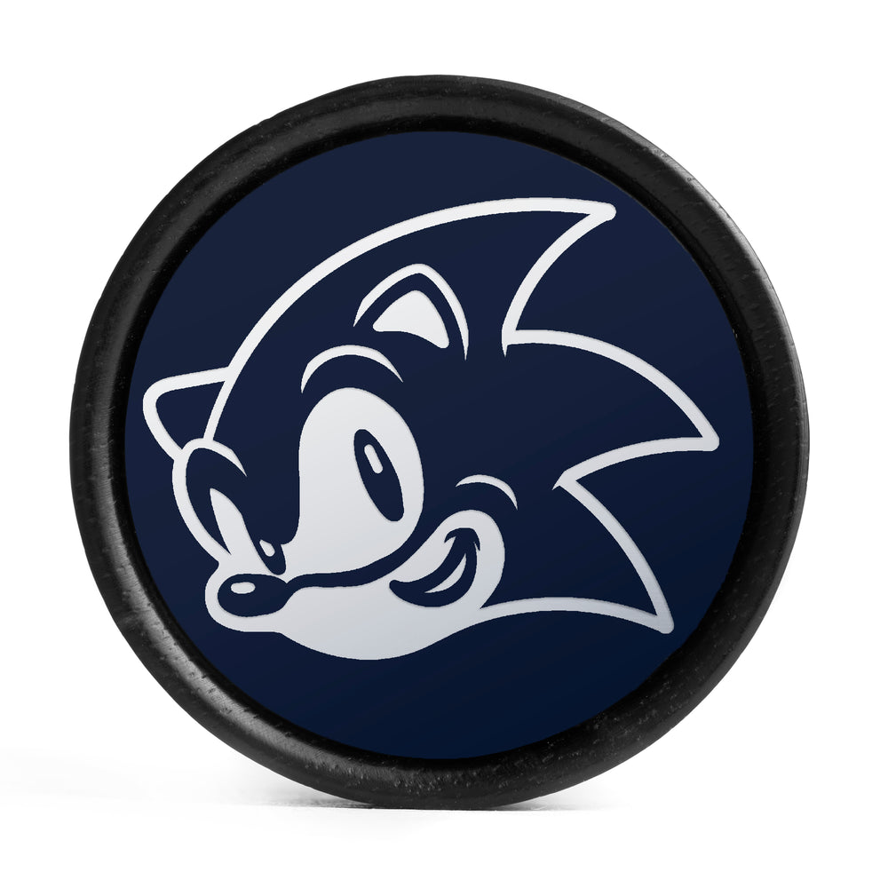 Sonic The Hedgehog Plug / Messgerät - Blau & Weiß Einlage Ebenholz | Konvexer Doppel-Flare