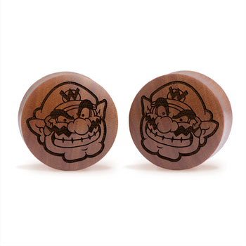 Shrek Plug / Gauge - Saba Holz | Konvexer Doppel-Flare