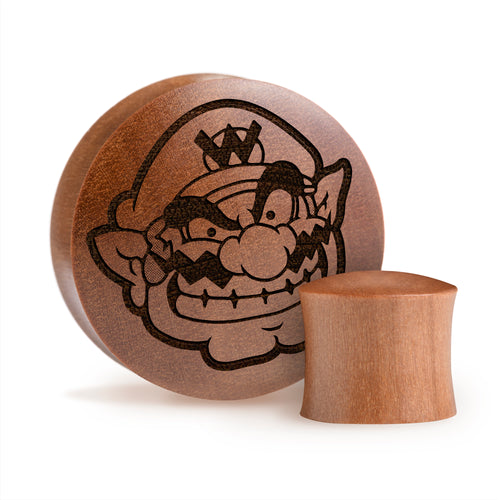 Shrek Plug / Gauge - Saba Holz | Konvexer Doppel-Flare