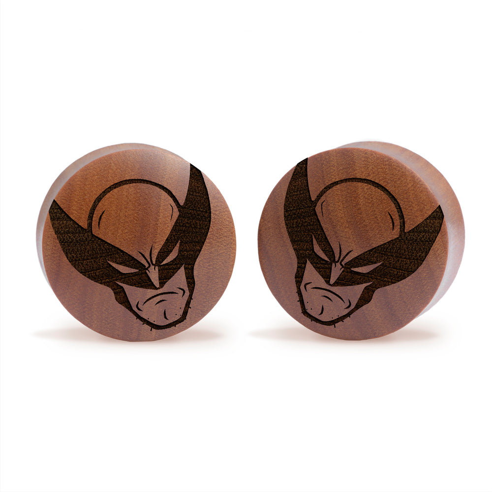 Wolverine Plug / Gauge - Saba Holz | Konvexer Doppel-Flare