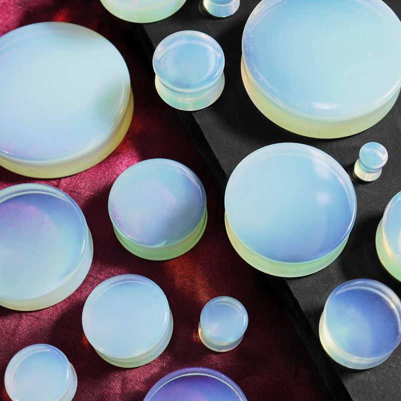 Plug en verre opalite / calibre