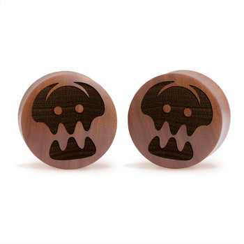 Hiccup's Insignia Plug / Gauge - Saba Wood | Convex Double Flare