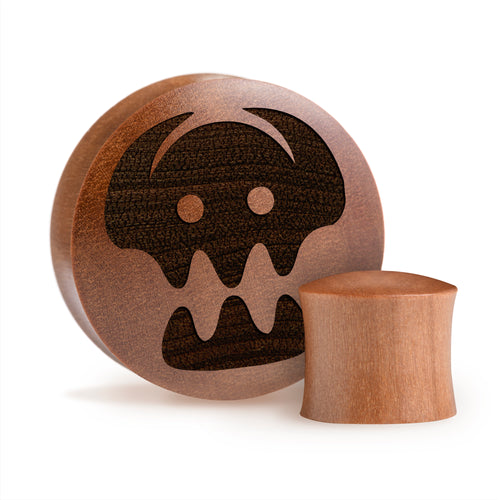 Hiccup's Insignia Plug / Gauge - Saba Wood | Convex Double Flare