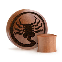 Plug Facehugger extraterrestre / calibre - Saba Wood | Double flare convexe