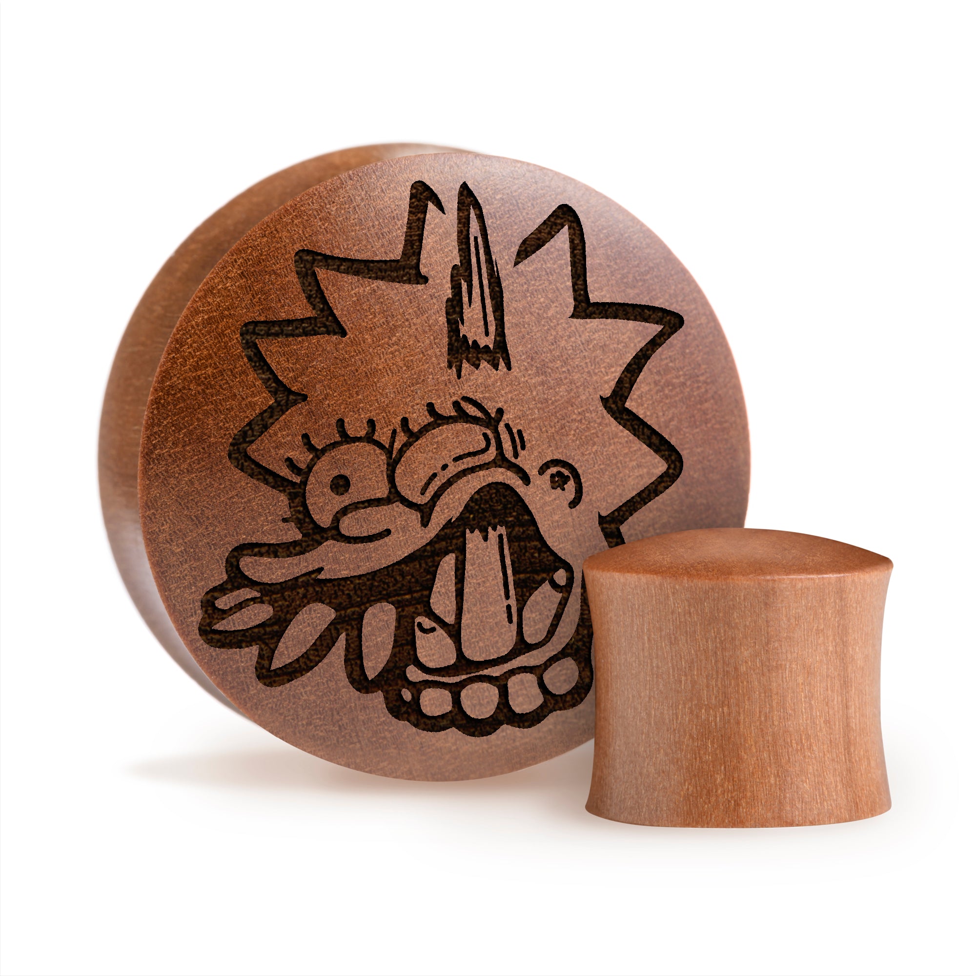Lisa Needs Braces Plug / Gauge - Saba Wood | Convex Double Flare