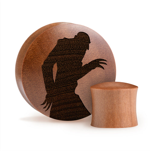 Nosferatu Plug / Gauge - Saba Wood | Convex Double Flare