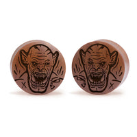 Orc Plug / Calibre - Bois de Saba | Double flare convexe