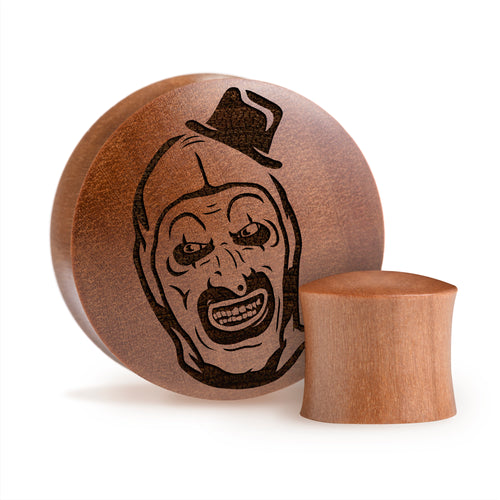 Terrifier Plug / Gauge - Saba Holz | Konvexer Doppel-Flare