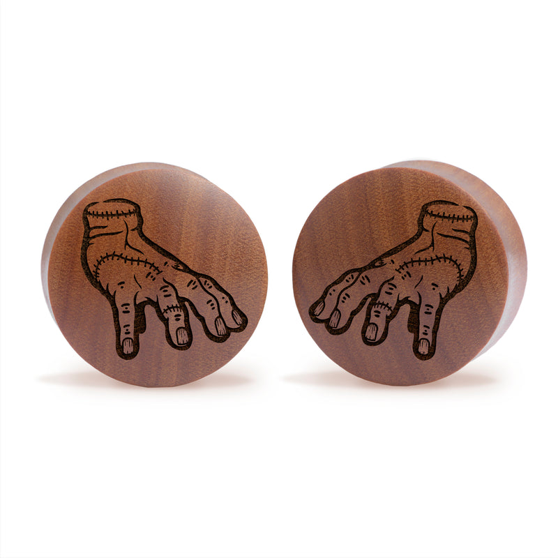 Thing Plug / Jauge - Saba Wood | Double flare convexe