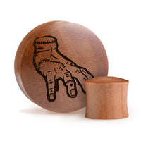 Thing Plug / Jauge - Saba Wood | Double flare convexe
