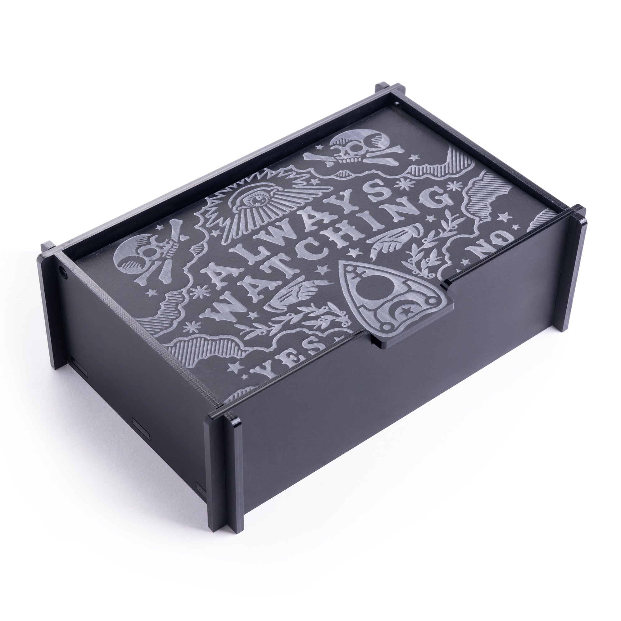 Ouija Board Black Acrylic Jewellery Box