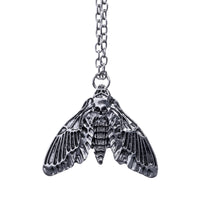 Moth Skeleton Necklace