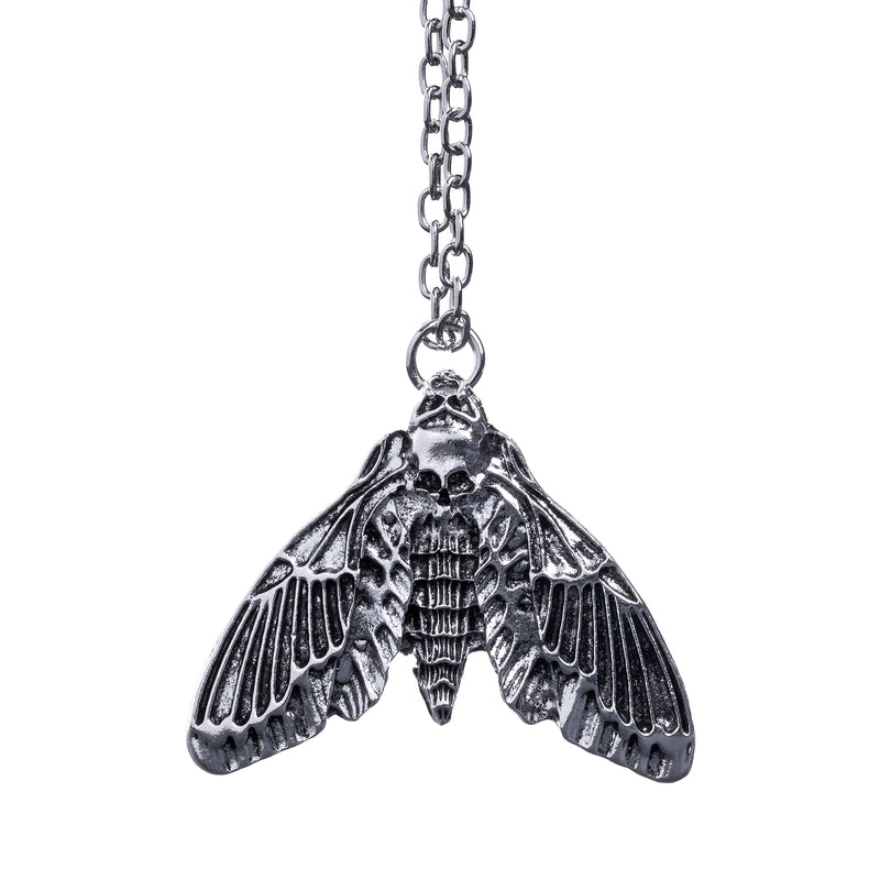 Moth Skeleton Necklace