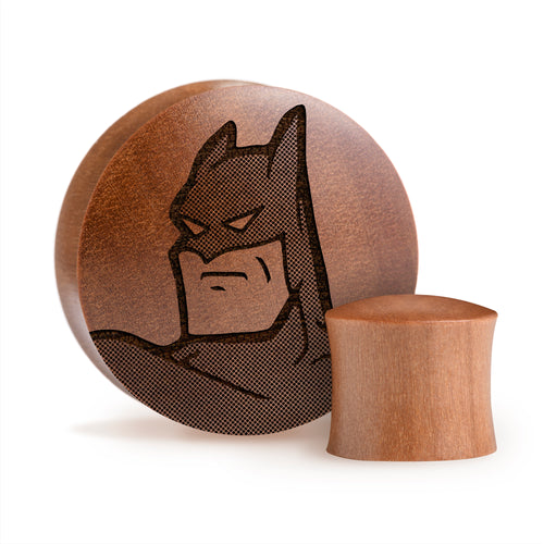Batman 92 Plug / Gauge - Saba Wood | Convex Double Flare