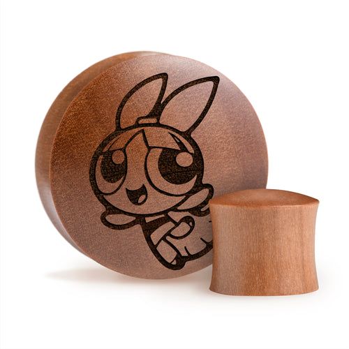 Blossom Plug / Gauge - Saba Wood | Convex Double Flare