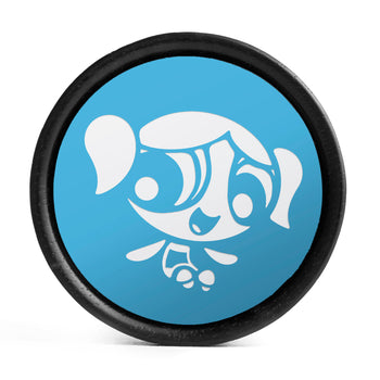 Bubbles Plug / Gauge - Green & White Inlay Ebony Wood | Convex Double Flare