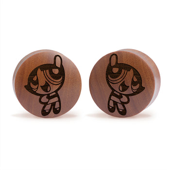 Buttercup Plug / Gauge - Saba Wood | Convex Double Flare