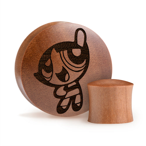 Buttercup Plug / Gauge - Saba Wood | Convex Double Flare
