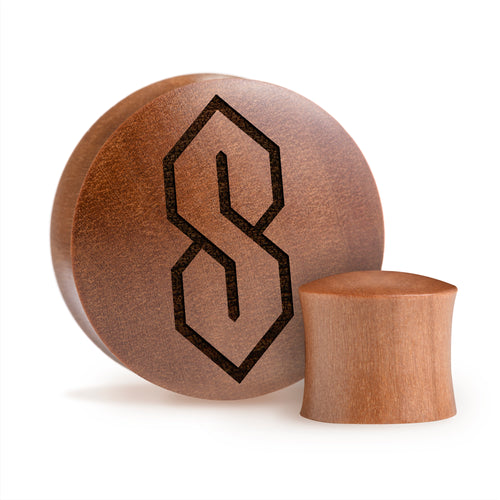 Cool S Plug / Gauge - Saba Wood | Convex Double Flare