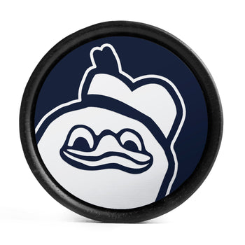 Dolan Duck Plug / Gauge - Blue & White Inlay Ebony Wood | Convex Double Flare