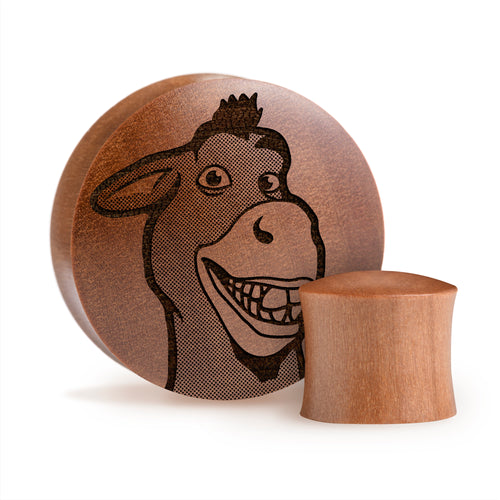 Donkey Plug / Gauge - Saba Wood | Convex Double Flare
