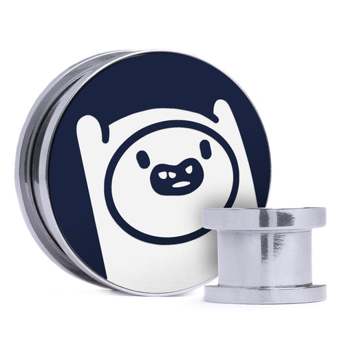 Jolteon - Gelb & Schwarz Einlage Stahl Schraubverschluss / Plug / Tunnel