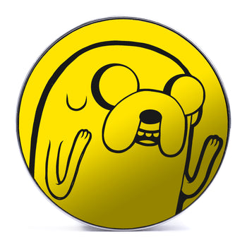 Jake The Dog - Yellow & Black Inlay Steel Screw Back / Plug / Gauge