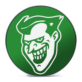 Joker 92 - Green & White Inlay Steel Screw Back / Plug / Gauge